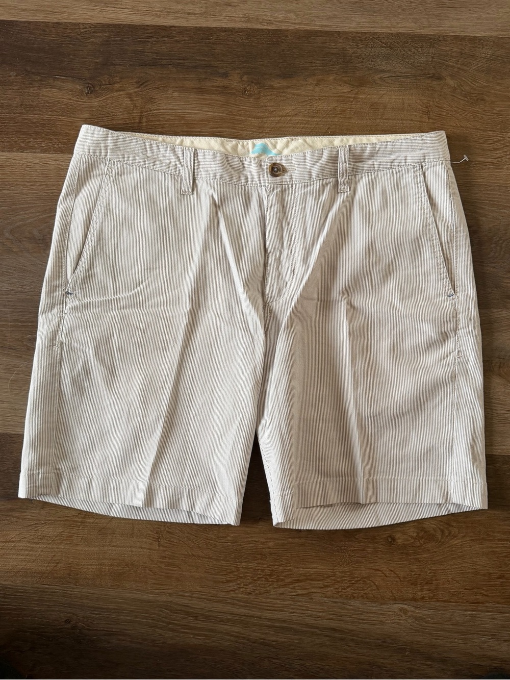 Tommy Bahama Men's Flat Front Corduroy Shorts - Off-White